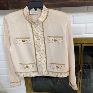 Used SZ 12 St John cream jacket